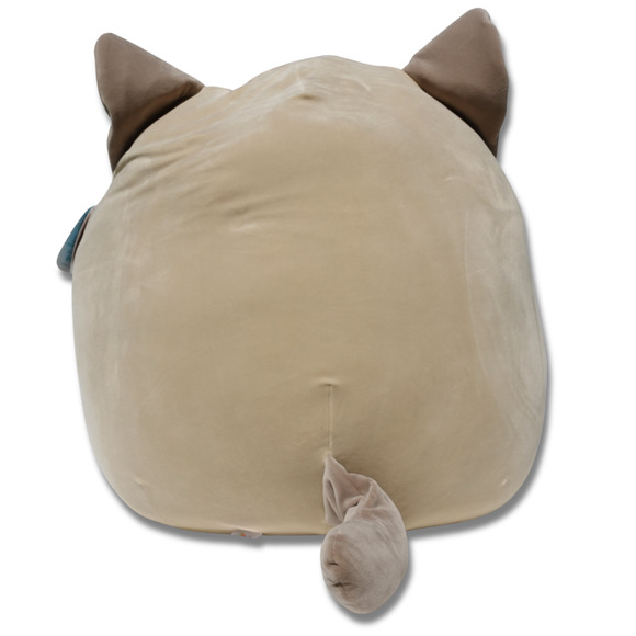 NWT Squishmallow Soft Cuddly Felton Cat Kitten Blue Eye Grey Jumbo Size 20 Inch - Picture 3 of 11